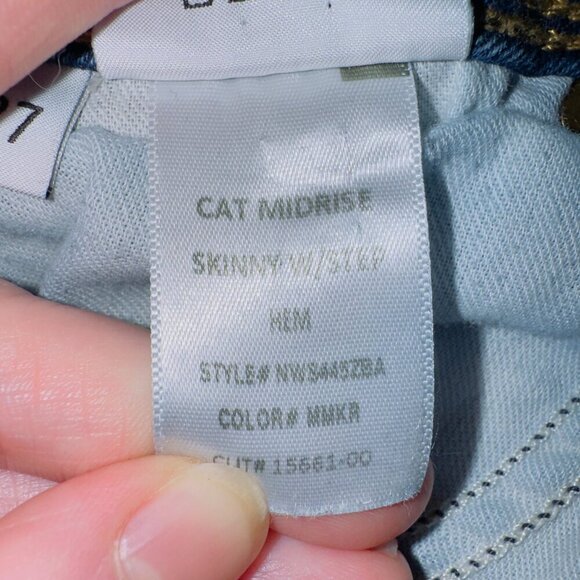 Hudson Women's Cat Mid Rise Ankle Skinny Jean with Step Hem size 27 - Picture 6 of 7